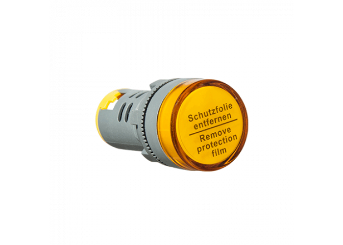 Сигнальная eco ad22-22smd желтая 220v ac, Аско [eco090010010]