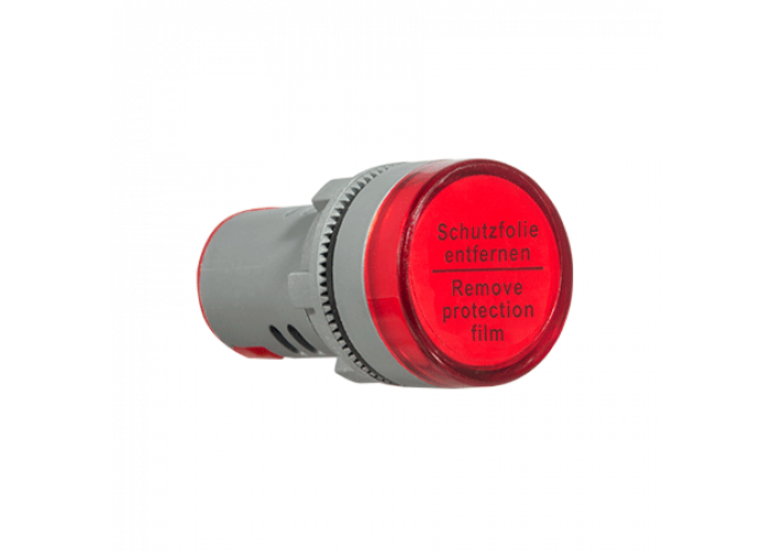 Сигнальная eco ad22-22smd красная 220v ac, Аско [eco090010012]