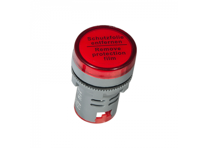 Сигнальная eco ad22-22smd красная 220v ac, Аско [eco090010012]