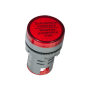 Сигнальная eco ad22-22smd красная 220v ac, Аско [eco090010012]