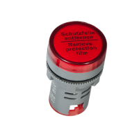 Сигнальна арматура ECOHOME ECO AD22-22SMD 24В AC/DC червона (ECO090010008)