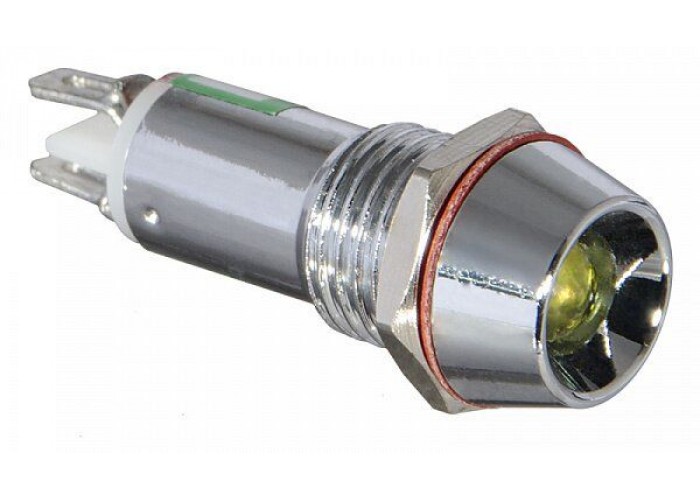 Светосигнальная арматура ad22c-8 желтая 24v ac/dc, Аско [a0140030102]
