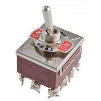Тумблер kn3c-403aa-bn on-of-on 12p 15A 250v, Аско [a0140060025]