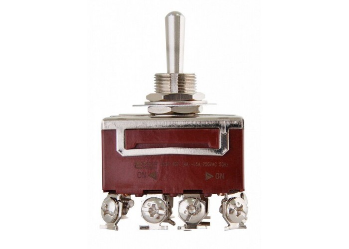 Тумблер kn3c-403aa-bn on-of-on 12p 15A 250v, Аско [a0140060025]