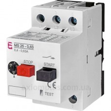 Автомат защиты двигателя ETI 004600040 MS25-0.63