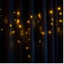 Гірлянда вулична STARLIGHT бахрома жовтий 75LED IP44 чорний 2x0,7м