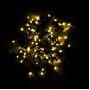Гірлянда вулична STARLIGHT бахрома жовтий 75LED IP44 чорний 2x0,7м
