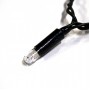 Гірлянда вулична STARLIGHT бахрома жовтий 75LED IP44 чорний 2x0,7м