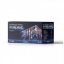 Гірлянда вулична STARLIGHT бахрома жовтий 75LED IP44 чорний 2x0,7м