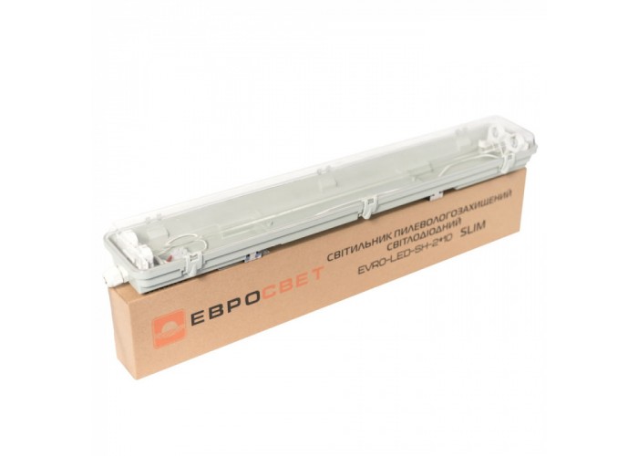 Світильник промисловий ЕВРОСВЕТ 2*600мм під лампу Т8 LED-SH-2*10 IP65 Slim