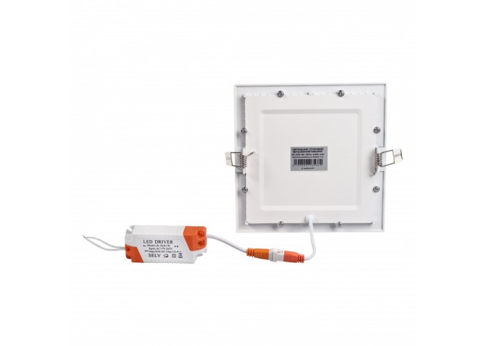 Світильник точковий врізний ЕВРОСВЕТ 9Вт квадрат LED-S-150-9 6400К