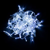 Гірлянда вулична STARLIGHT бахрома білий 75LED IP44 прозорий 2x0,7м