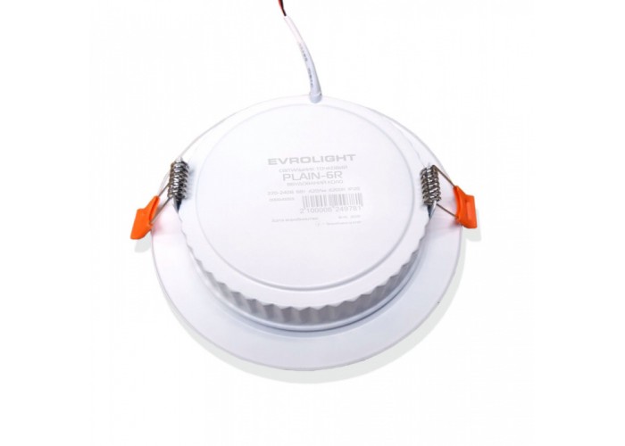 Світильник точковий врізний EVROLIGHT 6Вт коло PLAIN-6R 4200К