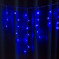 Гірлянда STARLIGHT бахрома синій 100LED IP20 прозорий 3,2x0,7м