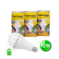 Набір ліхтар-лампа акумуляторна Е27 LED Smartcharge АС12W DC3W 3шт