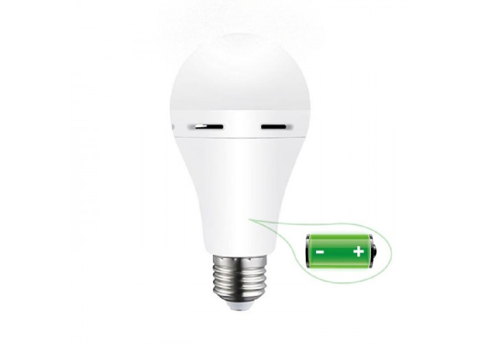 Ліхтар-лампа акумуляторна Е27 LED SL-EBL-802 АС7W DC3W 6400К