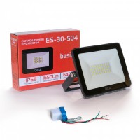 Прожектор світлодіодний ES-30-504 і фотореле (набір BASIC)