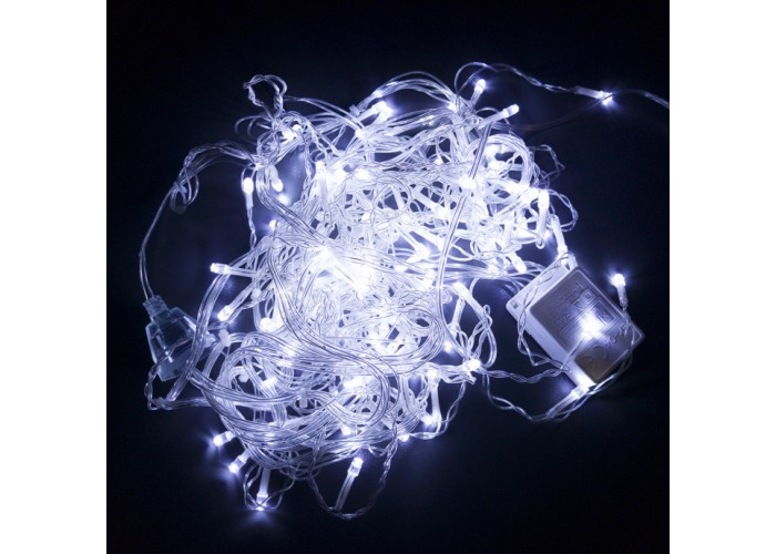 Гірлянда STARLIGHT бахрома білий 100LED IP20 прозорий 3,2x0,7м