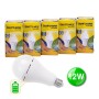 Набір ліхтар-лампа акумуляторна Е27 LED Smartcharge АС12W DC3W 5шт