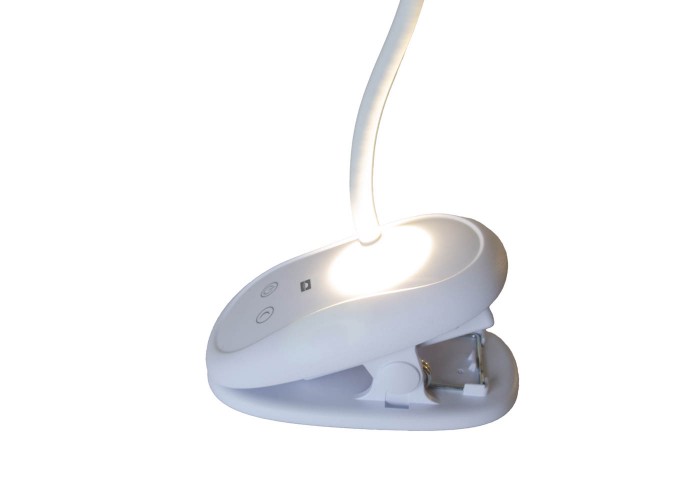 Настільна LED лампа з акумулятором Ridy Flex-02 біла