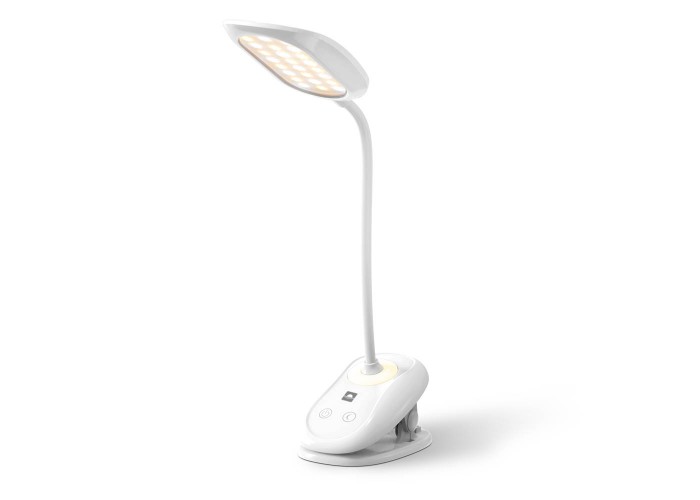 Настільна LED лампа з акумулятором Ridy Flex-02 біла