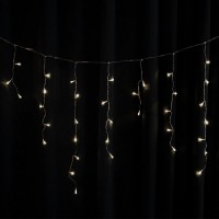 Гірлянда STARLIGHT бахрома теплий-білий 100LED IP20 прозорий 3,2x0,7м