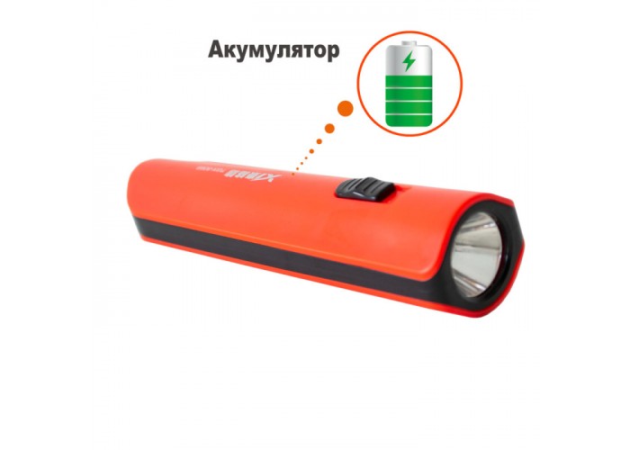 Ліхтар акумуляторний LED TGX-8069 з детектором валют червоний