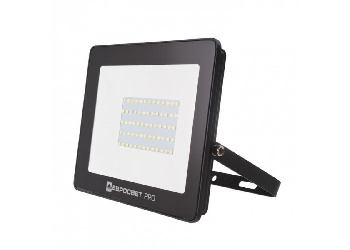 Прожектор світлодіодний ЕВРОСВЕТ 50Вт 6400К EV-50-504 PRO 4500Лм led