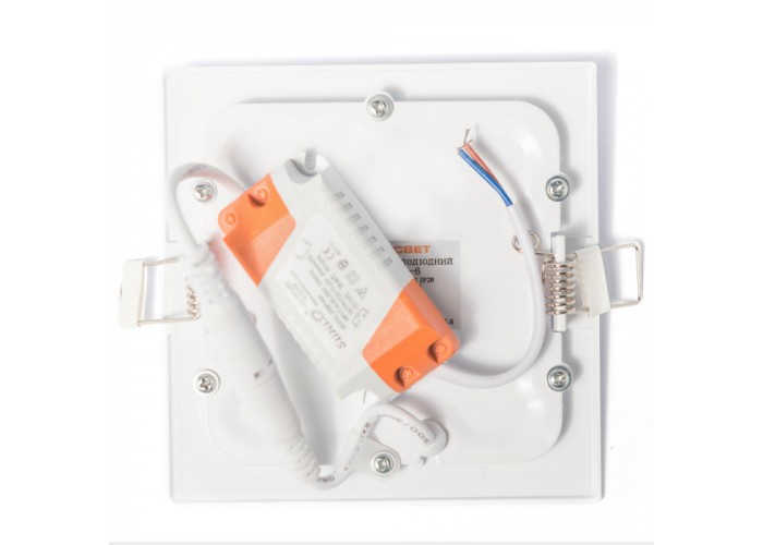 Светильник точечный врезной ЕВРОСВЕТ 6Вт квадрат LED-S-120-6 4200К