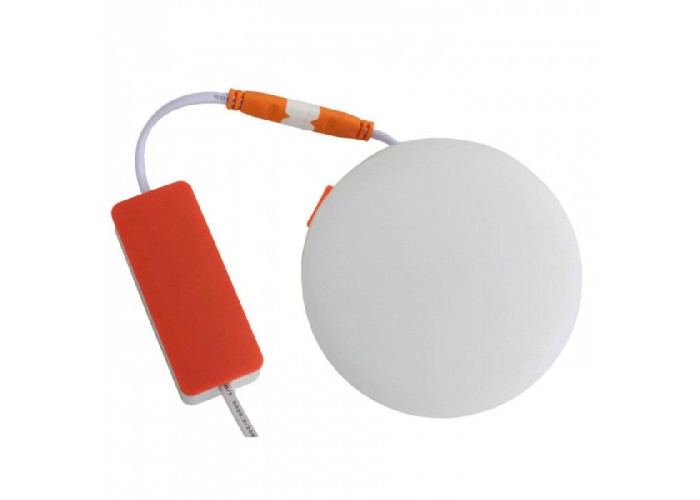 Світильник точковий врізний ЕВРОСВЕТ 9Вт коло LED-R-100-9 4200К без рамки