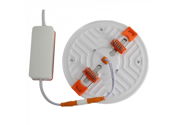 Світильник точковий врізний ЕВРОСВЕТ 9Вт коло LED-R-100-9 4200К без рамки