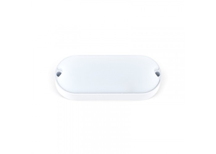 Світильник з датчиком руху LED накладний Євросвітло овал CL-RS-V1 IP65 8 Вт 6400К