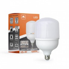 Лампа светодиодная высокомощная ЕВРОСВЕТ 40Вт 4200К (VIS-40-E40)