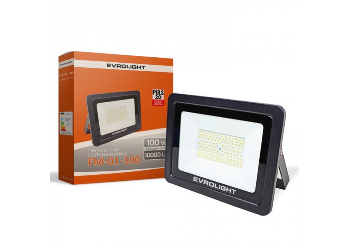 Прожектор світлодіодний EVROLIGHT FM-01-100 100W 6400K