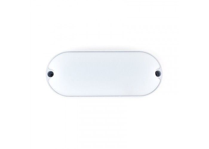 Світильник з датчиком руху LED накладний Євросвітло овал CL-RS-V1 IP65 12 Вт 6400К