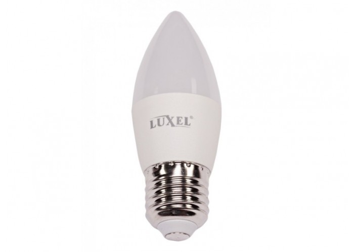 Светодиодная лампа Luxel C37 10W 220V E27 (ECO 042-NE 10W)