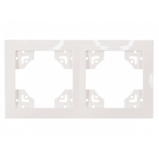 Рамка 2-я горизонтальная BRAVO (5022) белый