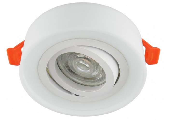 Акцентный светильник luxel GU5.3 IP20 белый (DLD-01W)
