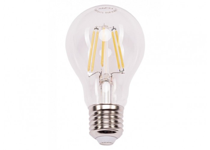 Филаментная светодиодная лампа Luxel 072-N A60 (filament) 8W E27 4000K 880 lm (072-N 8W)