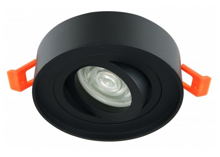 Акцентный светильник luxel GU5.3 IP20 черный (DLD-01B)