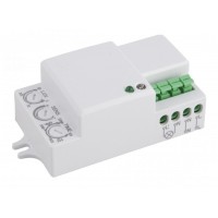Датчик движения микроволновый Luxel IP20 3-2000 LUX (MW-08W)