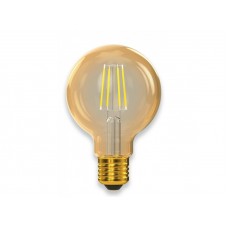 Филаментная светодиодная лампа Luxel 077-HG 5W G80 E27 2500K (077-HG) Gold