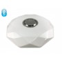 Светодиодный светильник Luxel 410х95мм IP20 с Bluetooth динамиком и пультом управления 48W (CLNR-48)