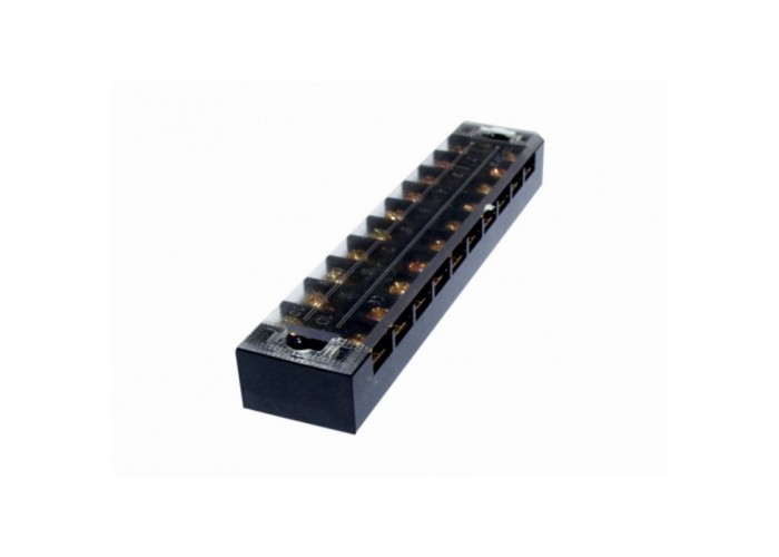 Клеммная колодка защищенная карболитовая ElectrO до 10 полюсов 15А 1510 (TB1510)