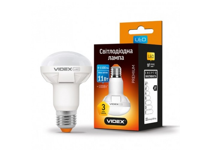 Лампа светодиодная VIDEX R63 11W E27 4100K 220V (23386)