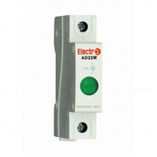 Светосигнальный индикатор ElectrO AD 22M зеленый LED , 230В на DIN-рейку (AD22MLG)