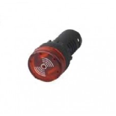 Зуммер - звуковой и светосигнальный индикатор ElectrO AD22R 22mm красный 24В АC (AD22R24R)