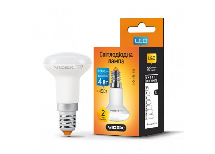 Лампа светодиодная VIDEX R39e 4W E14 4100K 220V (23492)