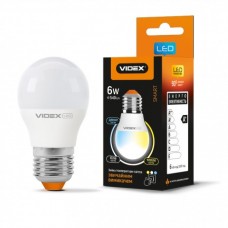 Лампа светодиодная VIDEX SMART Series G45eC3 6W E27  220V (24553)