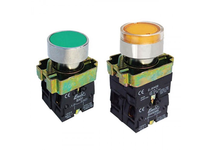 Кнопка ElectrO ВА42 красная 22mm NO + NC (ВА42NONCR)